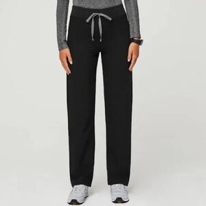 Figs Black Livingston Pants Size Medium, Midrise, Regular length